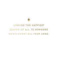 Hallmark + Disney Holiday Ever After Happiest Season Christmas Card