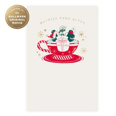 Hallmark + Disney Holiday Ever After Christmas Dreams Romantic Christmas Card