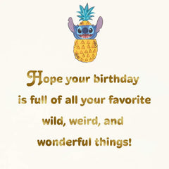Disney Stitch Best Day Ever Birthday Card for Kids