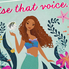 Disney The Little Mermaid Raise That Voice Birthday Card