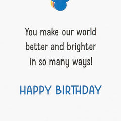 Disney Mickey Mouse You're Awesome Birthday Card for Kids With Stickers