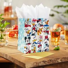 9.6" Disney Mickey Mouse and Friends Medium Gift Bag