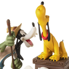 Disney Mickey Mouse and Friends Country Jamboree Musical Figurine, 7.5"