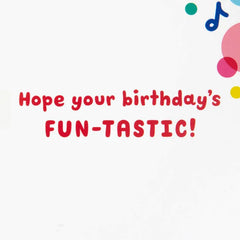 Disney Minnie Mouse Fun-tastic Musical 4th Birthday Card