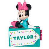 Disney Minnie Mouse Christmas Present Personalized Ornament, Custom Text