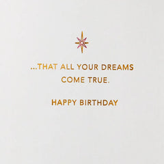 Disney Wish Your Dreams Come True Birthday Card