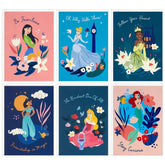 Disney Princess Hellos Assorted Blank Note Cards, Pack of 24