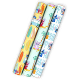Disney Stitch and Friends 3-Pack Wrapping Paper Mini Roll Bundle, 45 sq. ft. total