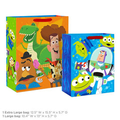 Disney/Pixar Toy Story Woody and Buzz 2-Pack Assorted Gift Bags