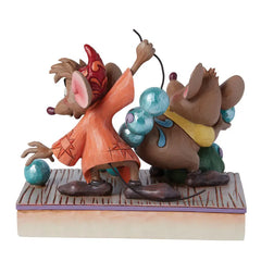 Jim Shore Disney Traditions Jaq and Gus Figurine, 5.5"