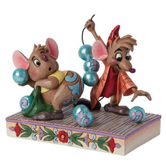 Jim Shore Disney Traditions Jaq and Gus Figurine, 5.5"