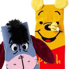 Disney Winnie the Pooh and Eeyore Novelty Crew Socks, 1 pair