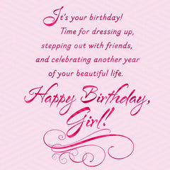 Diva Roll Call Birthday Card for Her