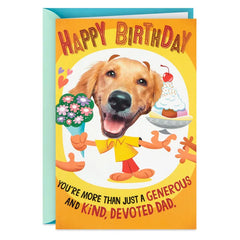 The Hero We Depend On Pop-Up Birthday Card for Dad
