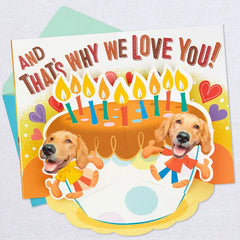 The Hero We Depend On Pop-Up Birthday Card for Dad