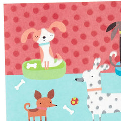 Dog Party Blank Card