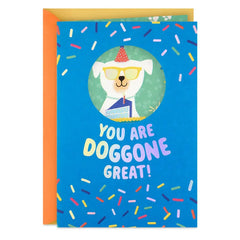 You're Doggone Great Birthday Card for Kids