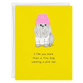 More Than a Tiny Dog Card