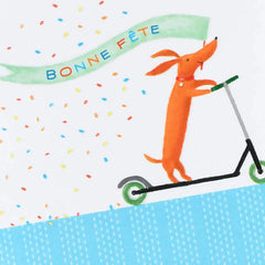 Happy Moments and Days French-Language Birthday Card