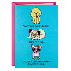 Baddest Bitch Around Funny Birthday Card
