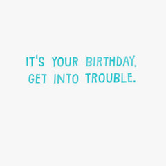Get Into Trouble Cake-Stealing Dogs Gift Card Greeting Funny Birthday Card