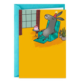 Sit Your Ass Down Funny Birthday Card