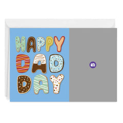 Donuts Happy Dad Day Custom Card