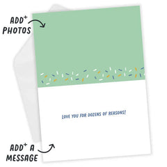 Donuts Happy Dad Day Custom Card