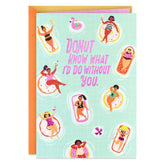Love You a Hole Lot Funny Birthday Card for Friend