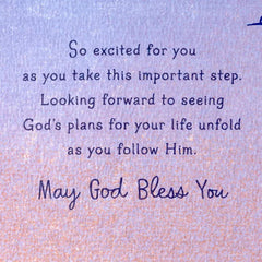 Your Future Is Bright With God's Promises Confirmation Card