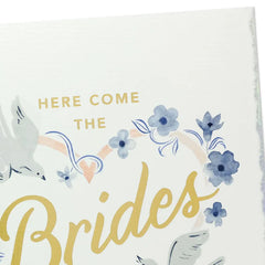Here Come the Brides LGBTQ Wedding Card