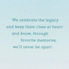 Celebrating Their Lasting Legacy Sympathy Card
