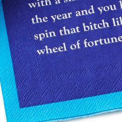 Drinks on Me DOB Funny Party Napkins, Pack of 20