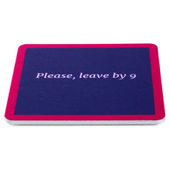 Drinks on Me Leave By 9 Funny Coaster