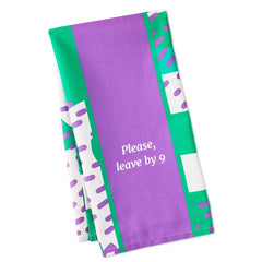 Drinks on Me Leave by 9 Funny Dish Towel