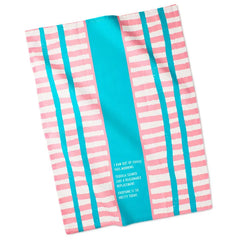 Drinks on Me Ran Out of Coffee Funny Dish Towel