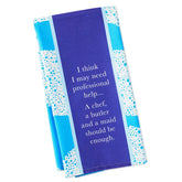 Drinks on Me Professional Help Funny Dish Towel
