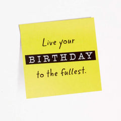 The Office Live It to the Fullest Funny Birthday Card