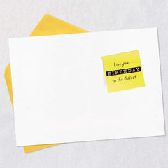 The Office Live It to the Fullest Funny Birthday Card