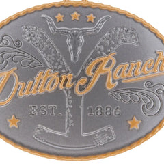 Yellowstone Dutton Ranch Belt Buckle Metal Hallmark Ornament