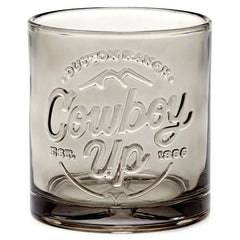 Yellowstone Dutton Ranch Cowboy Up Lowball Glass, 9.5 oz.