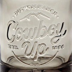 Yellowstone Dutton Ranch Cowboy Up Lowball Glass, 9.5 oz.