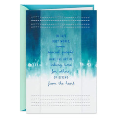 You Give From the Heart Thank-You Card