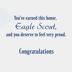 A Model of Character Eagle Scout Congratulations Card