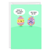 Joking Eggs Funny Custom Easter Card