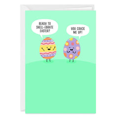 Joking Eggs Funny Custom Easter Card