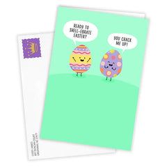 Joking Eggs Funny Custom Easter Card
