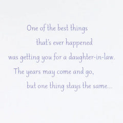 So Happy You're Part of Our Family Birthday Card for Daughter-in-Law
