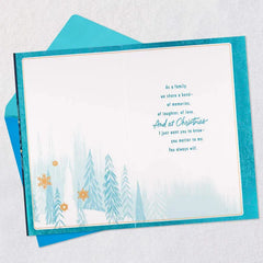 We Share a Bond Christmas Card for Brother