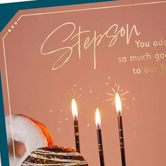 You Add So Much Goodness Birthday Card for Stepson